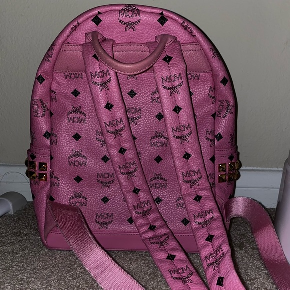 MCM Pink Backpack Small - Picture 2 of 3